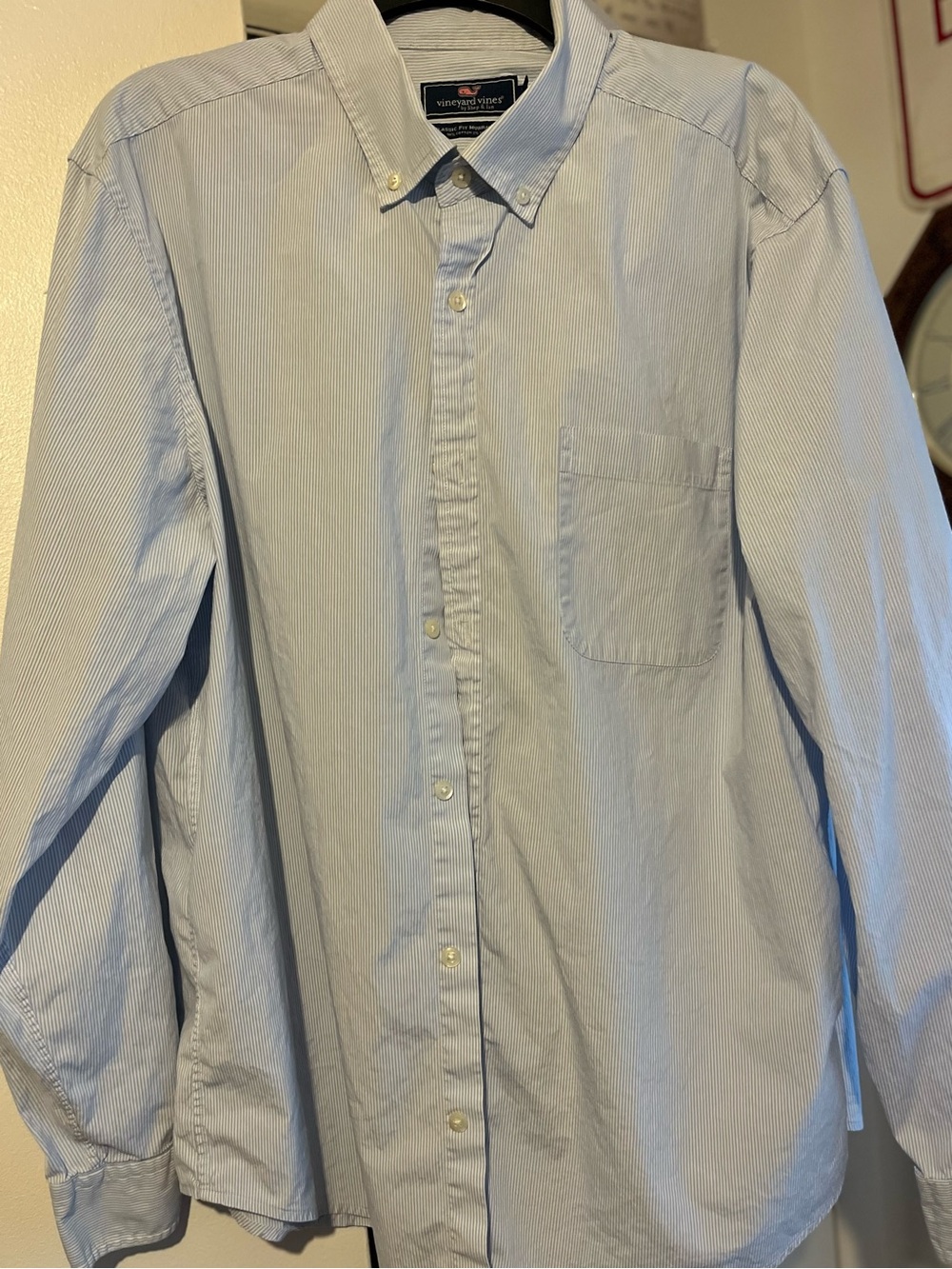 Vineyard Vines Light Blue Pinstripe Button-Down Shirt